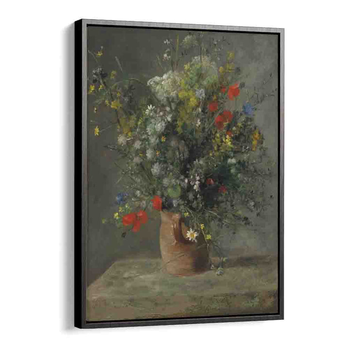 comic painting - FLOWERS IN A VASE (C. 1866) by Asianmonk