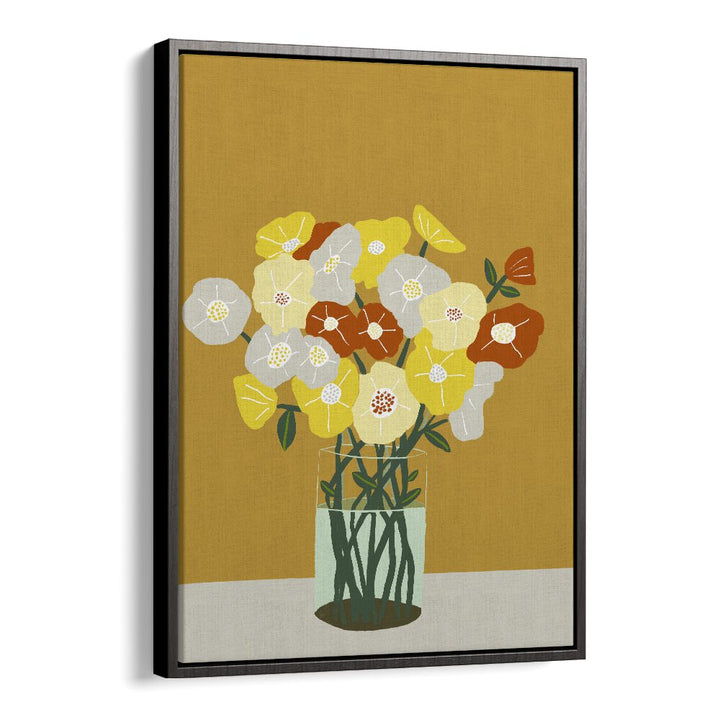 Vintage painting - VASE OF FLOWERS by Asianmonk