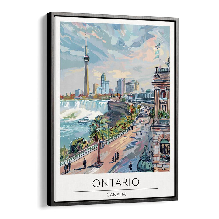 TRAVEL ART painting - ONTARIO - CANADA TRAVEL ART by Asianmonk