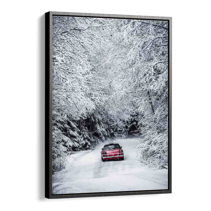 AUTOMOTIVE painting - PORSCHE IN SNOW by Asianmonk