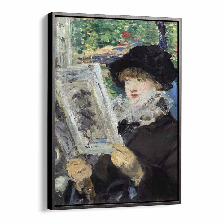 Edouard Manet painting - EDOUARD MANET (WOMAN READING) 1880 - 81 by Asianmonk