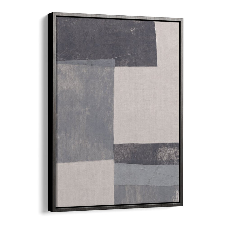 GRAY BLOCKS I BY ALISA GALITSYNA GEOMETRIC ART PRINTS, GEOMETRIC PAINTINGS