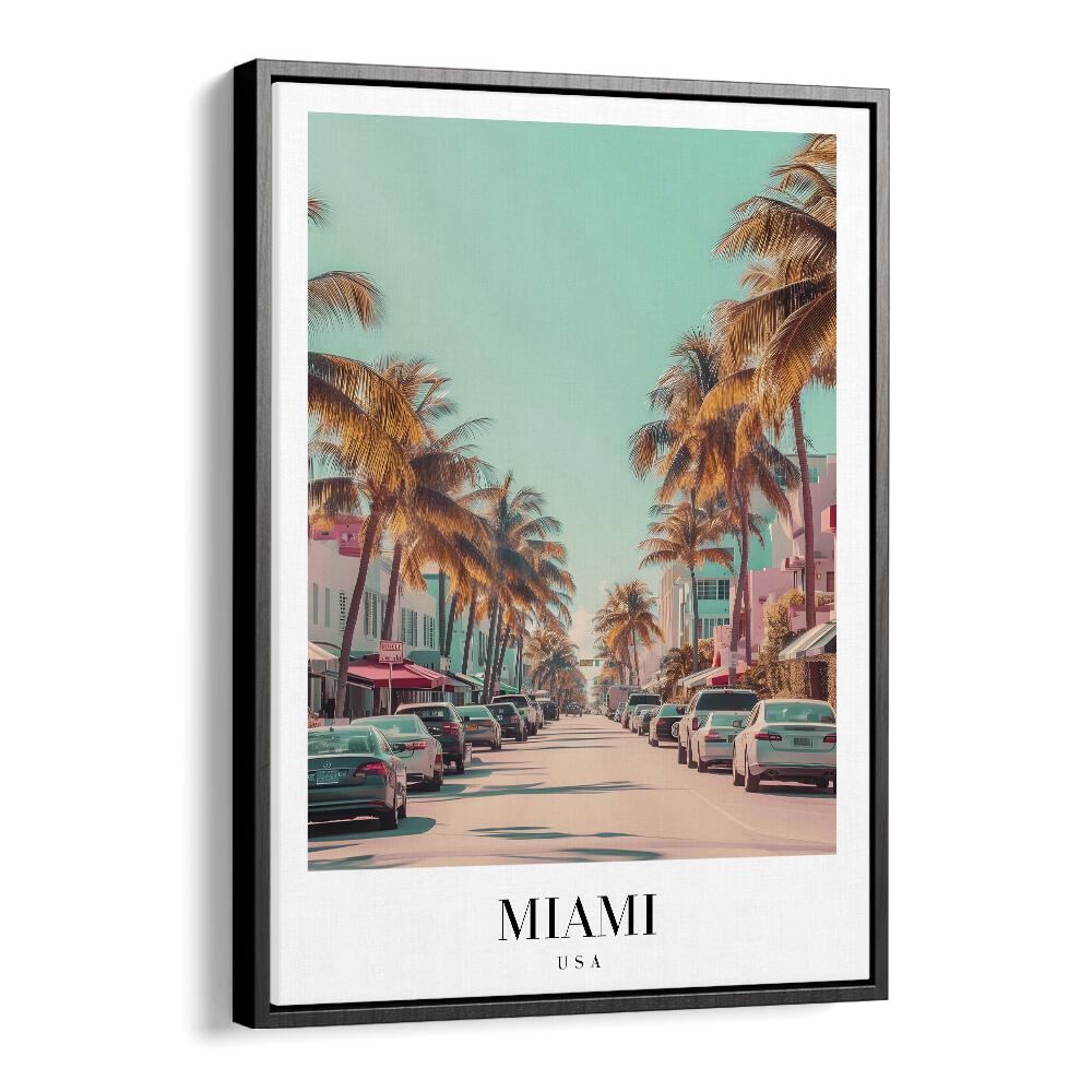 TRAVEL ART painting - MIAMI - USA by Asianmonk