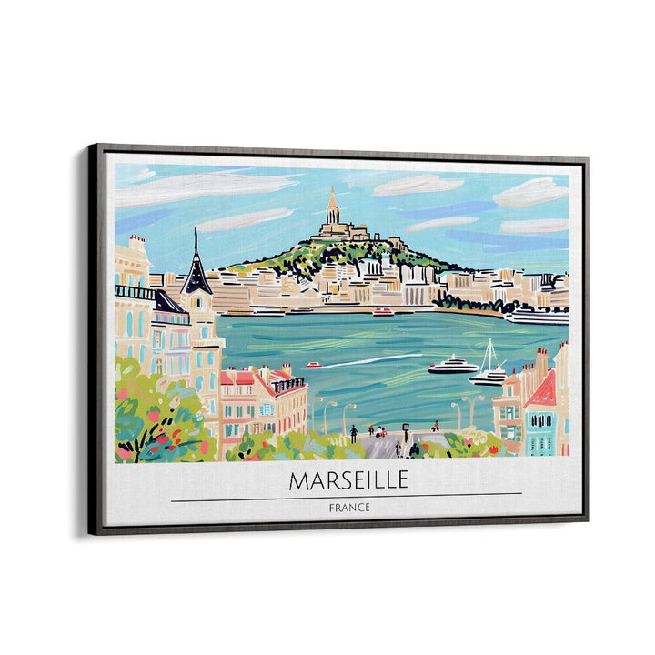 TRAVEL ART painting - MARSEILLE CITY - FRANCE by Asianmonk