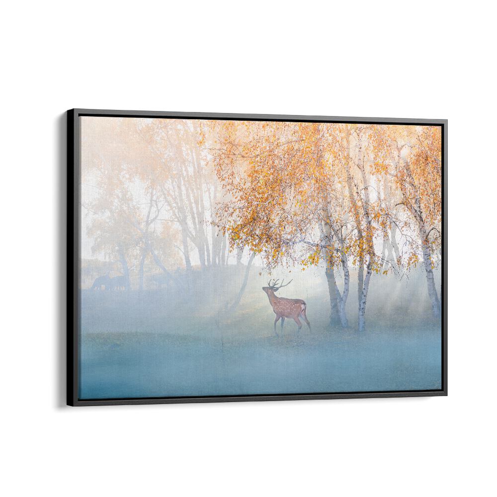 PHOTOGRAPHY painting - ELK LOST IN MIST by Asianmonk