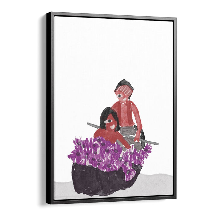 Lilly Girl - Kids In A Lilly Pond framed art