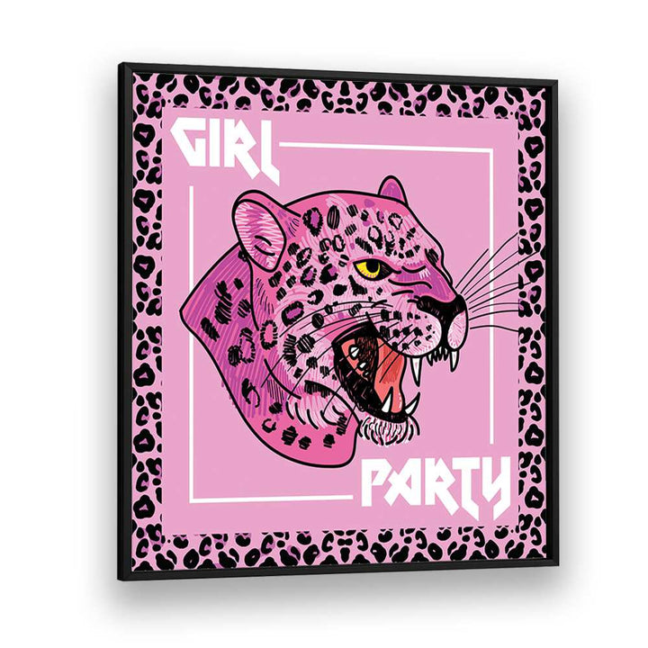 Juliya painting - LEOPARD GIRL PARTY by Asianmonk