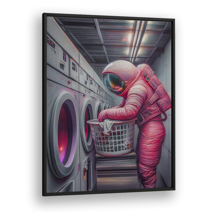 Christian Meermann painting - ASTRONAUT DOING LAUNDRY I by Asianmonk