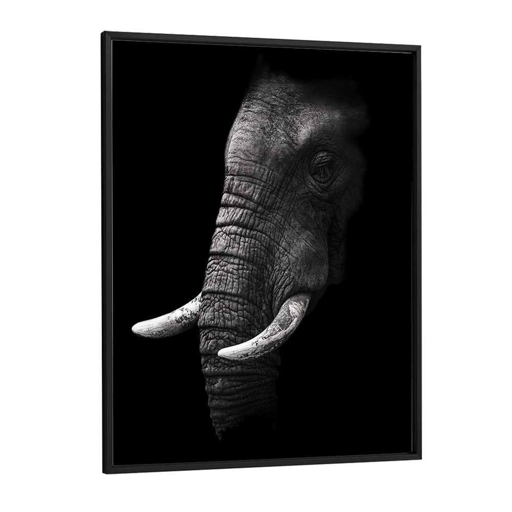 WILD PHOTO ART painting - PORTRAIT OF A ELEPHANT by Asianmonk