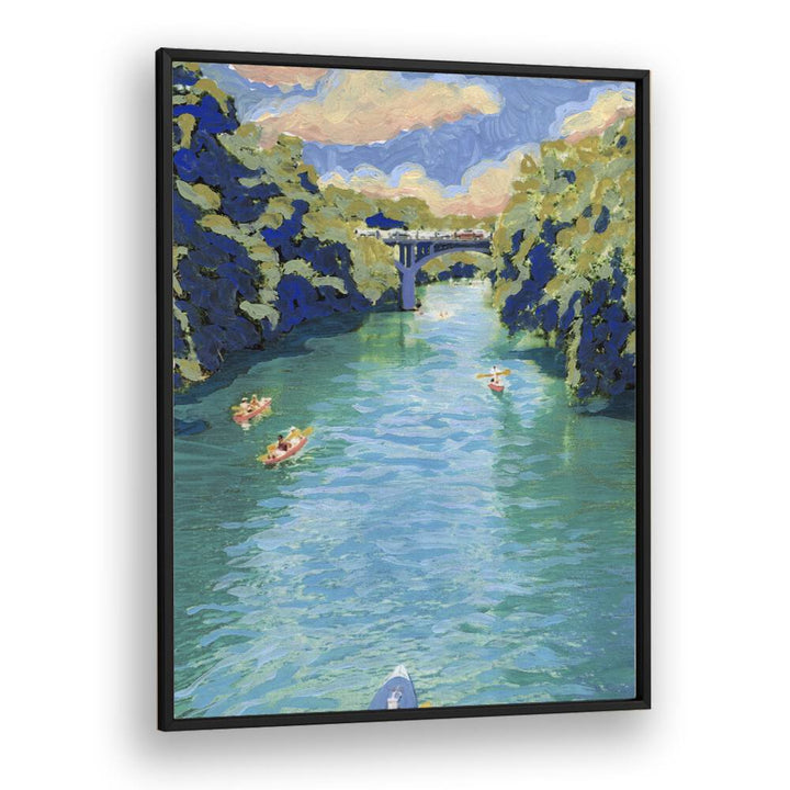 Eleanor Baker painting - BARTON CREEK AUSTIN by Asianmonk