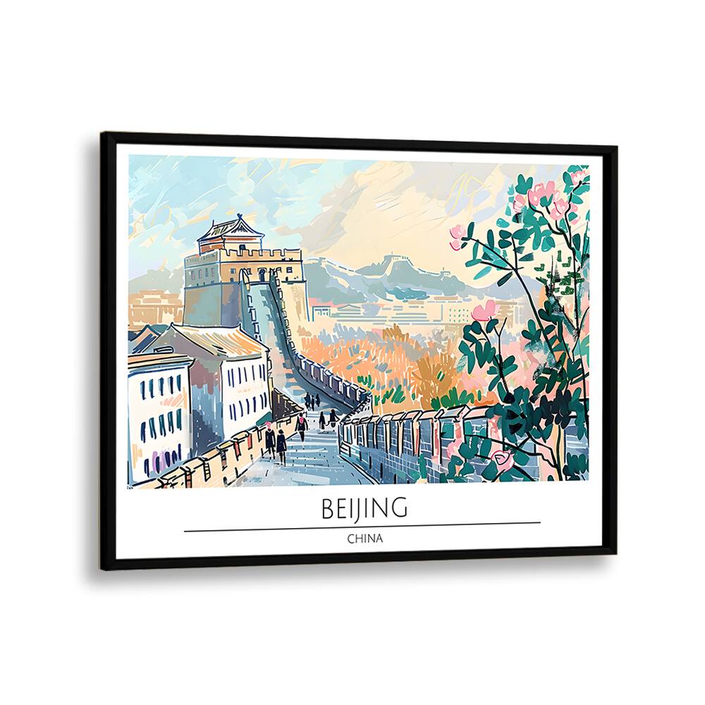 Explore the vibrant scenery of Beijing with our BEJING CAPITAL CITY - CHINA, TRAVEL POSTERS, perfect for art lovers.