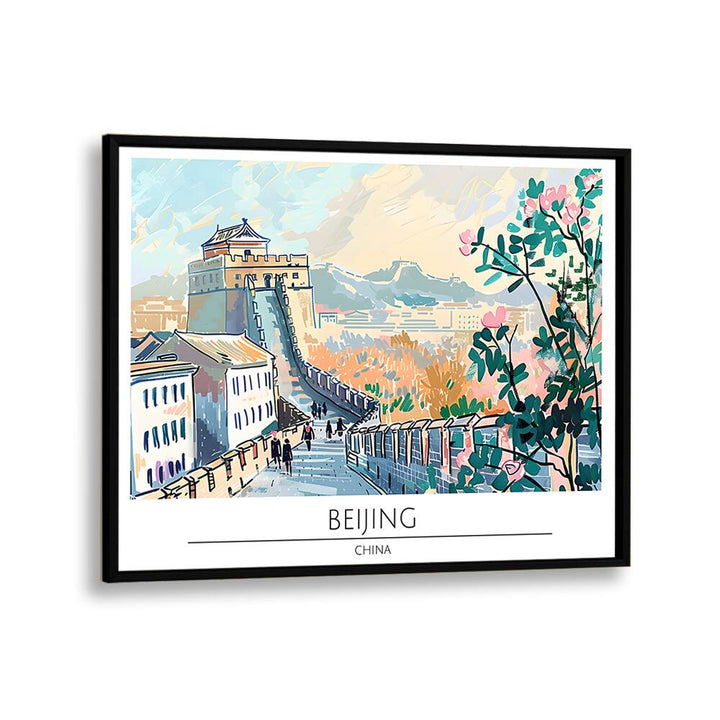 Explore the vibrant scenery of Beijing with our BEJING CAPITAL CITY - CHINA, TRAVEL POSTERS, perfect for art lovers.