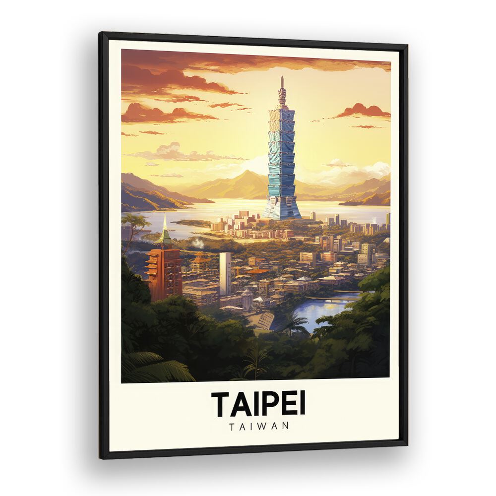 TRAVEL ART painting - TAIPEI TAPESTRY: A VISUAL JOURNEY THROUGH TAIWAN'S CAPITAL by Asianmonk