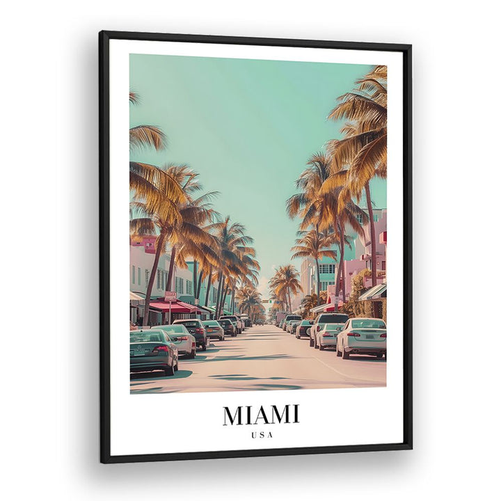 TRAVEL ART painting - MIAMI - USA by Asianmonk