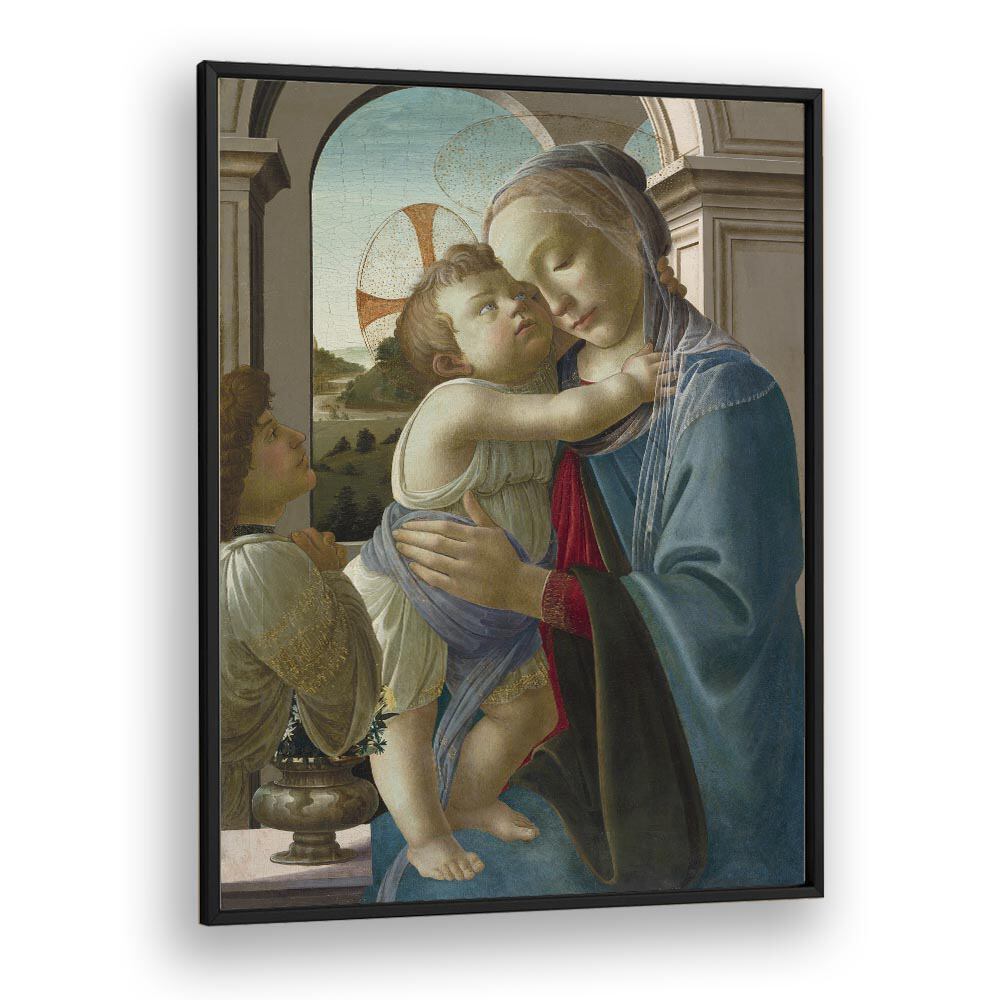 comic painting - VIRGIN AND CHILD WITH AN ANGEL by Asianmonk