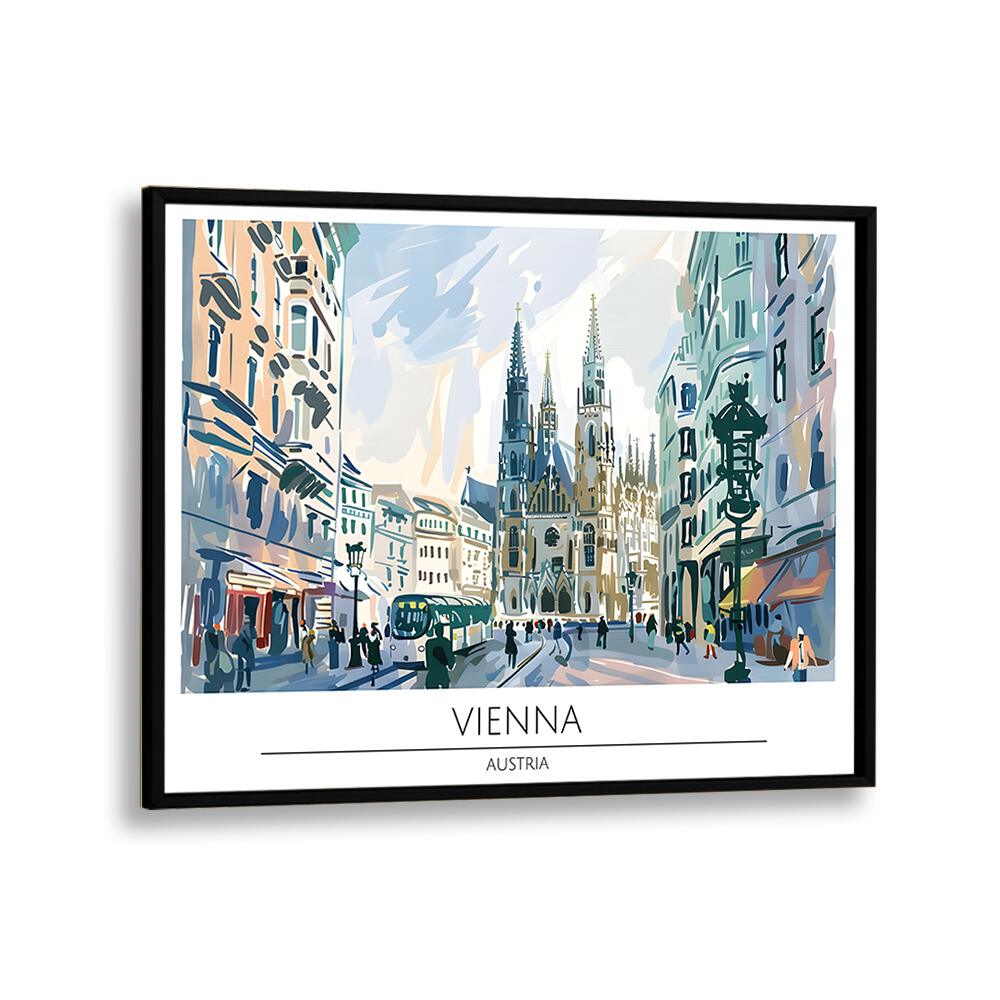 TRAVEL ART painting - VIENNA - AUSTRIA II by Asianmonk