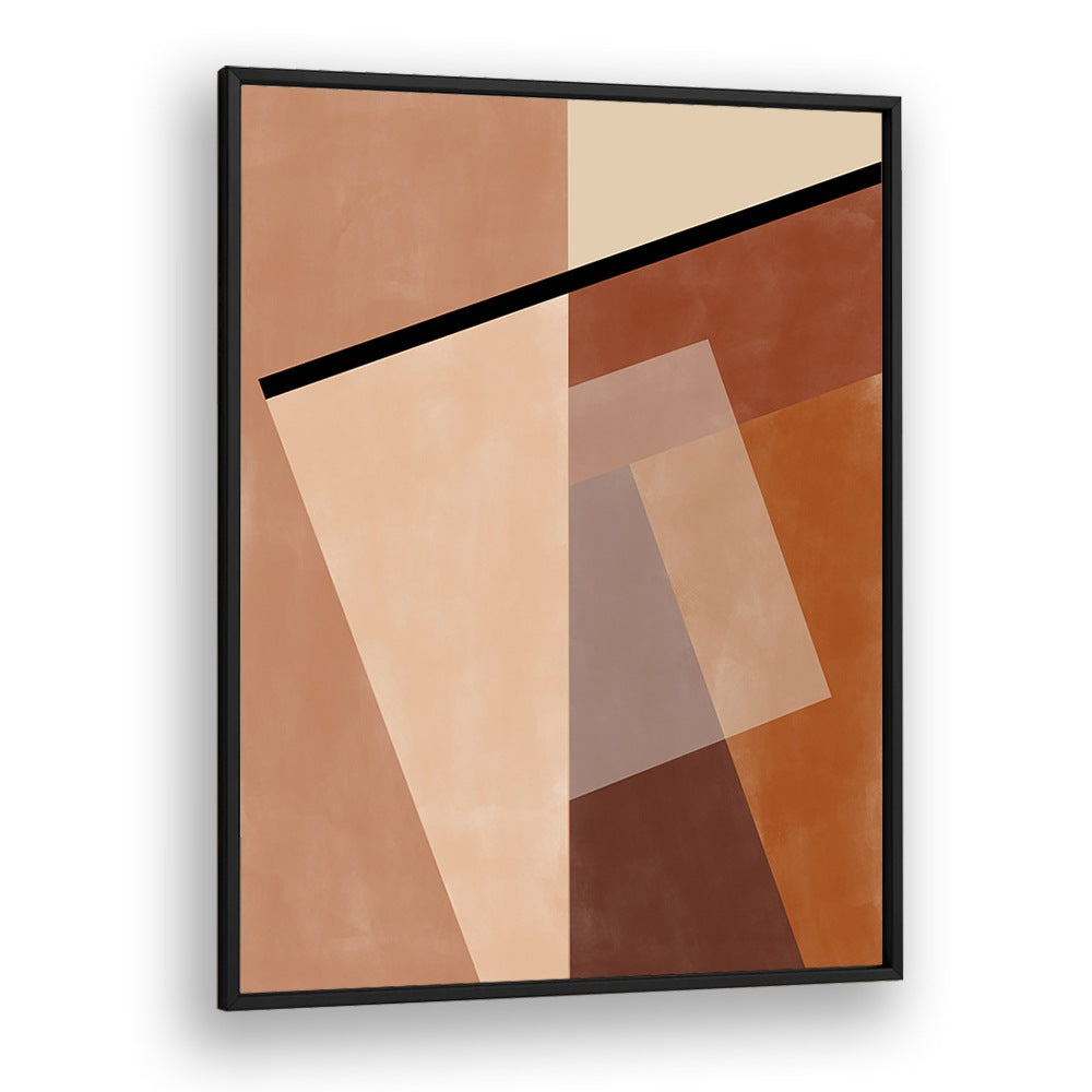 TERRACOTTA SQUARES BY ELENA RISTOVA, GEOMETRIC ART PRINTS