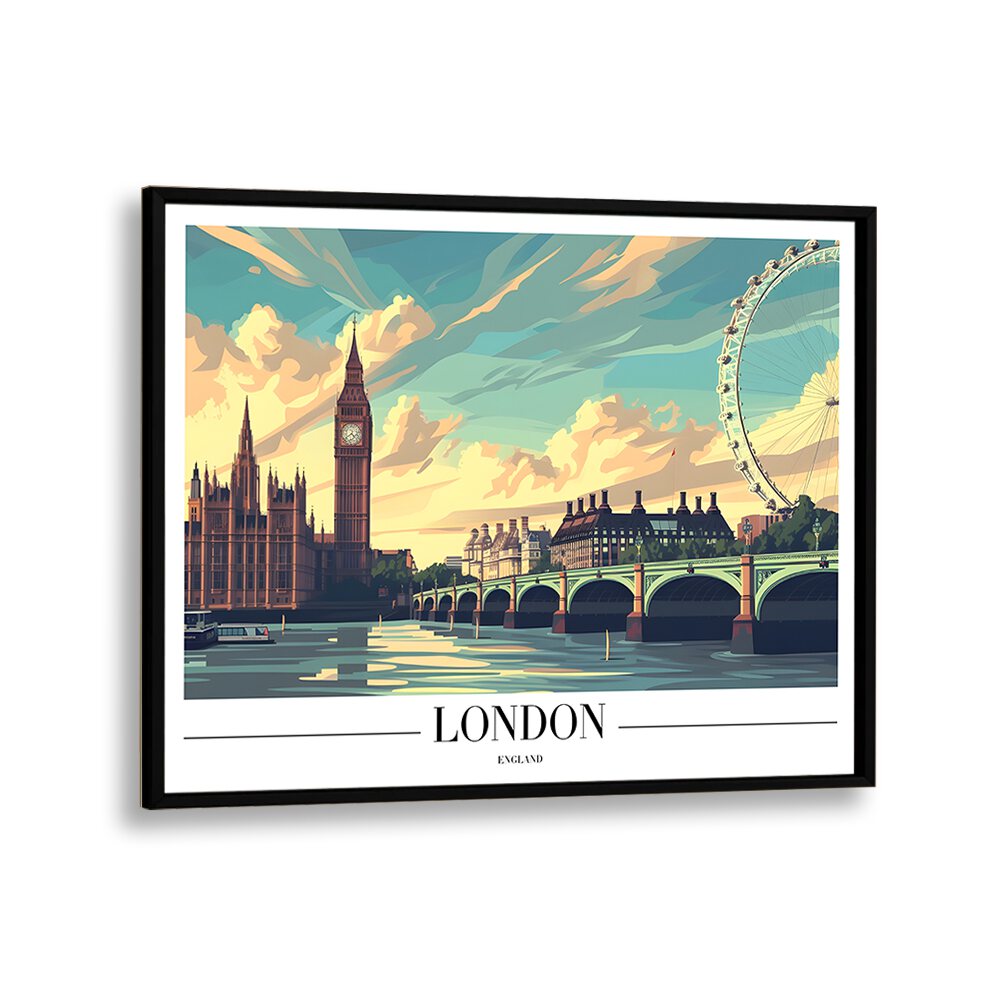 TRAVEL ART painting - LONDON - DREAMS I by Asianmonk