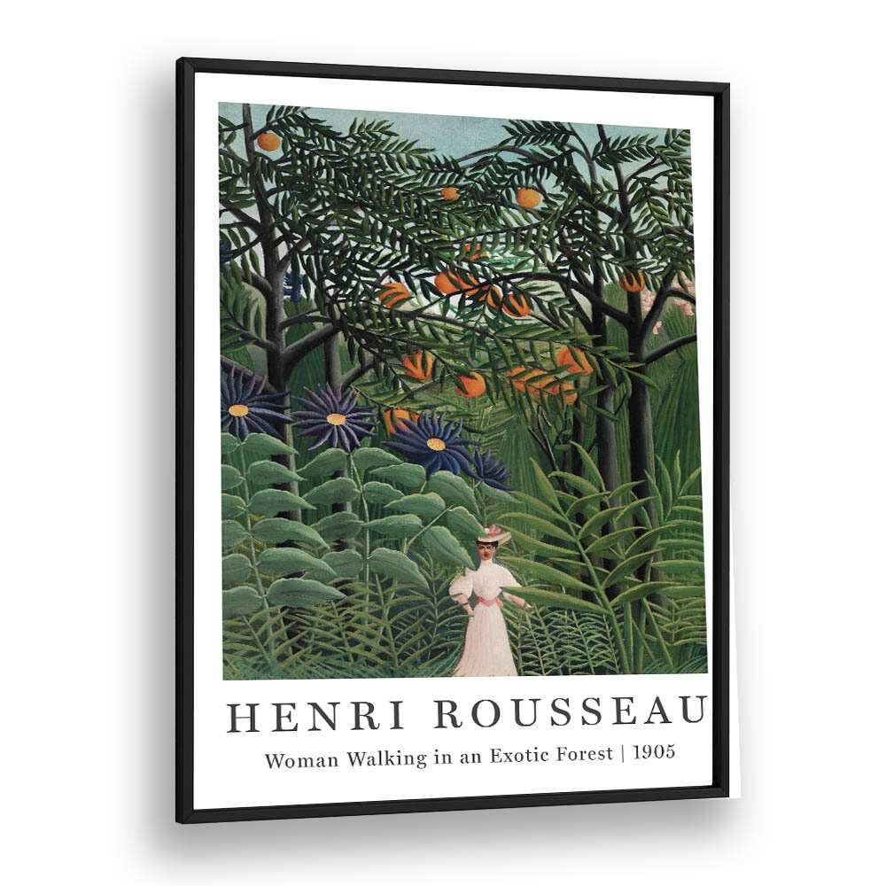 HENRI ROUSSEAU painting - SERENADE OF THE JUNGLE: HENRI ROUSSEAU'S 'WOMEN WALKING IN AN EXOTIC FOREST' (1905) by Asianmonk