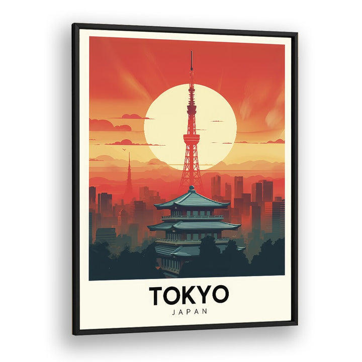 TRAVEL ART painting - TOKYO TAPESTRY: A VISUAL ODE TO JAPAN'S METROPOLIS by Asianmonk