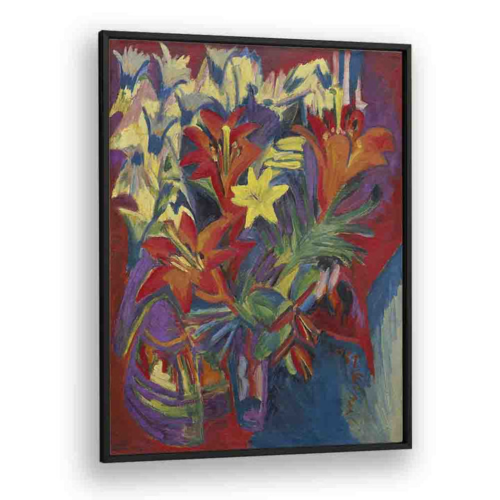 paul klee painting - ERNST LUDWIG KIRCHNER'S STILL LIFE WITH LILIES (1917) by Asianmonk