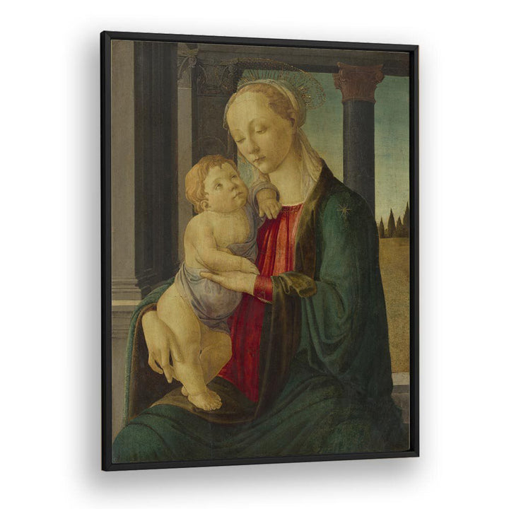 comic painting - MADONNA AND CHILD (CA. 1470) by Asianmonk