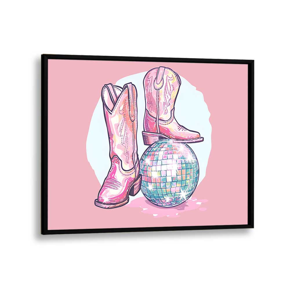 PINK BOOTS AND A DISCO BALL