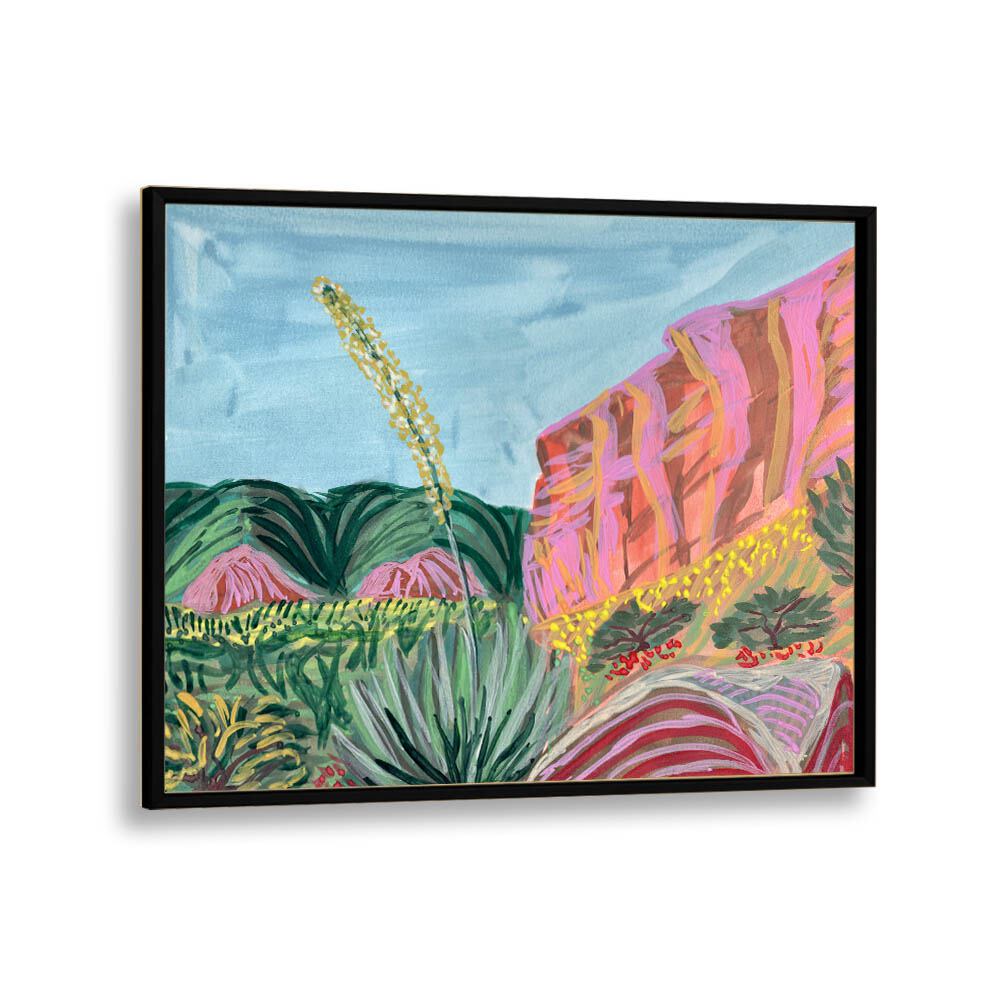 Eleanor Baker painting - Texas State Park Caprock Canyons by Asianmonk