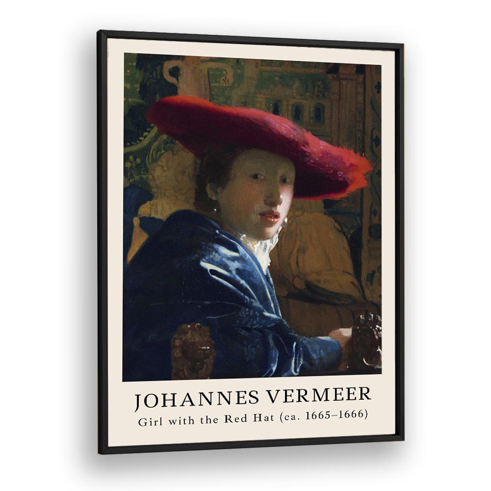 JOHANNES VERMEER - GIRL WITH RED HAT. 1665 - 1666