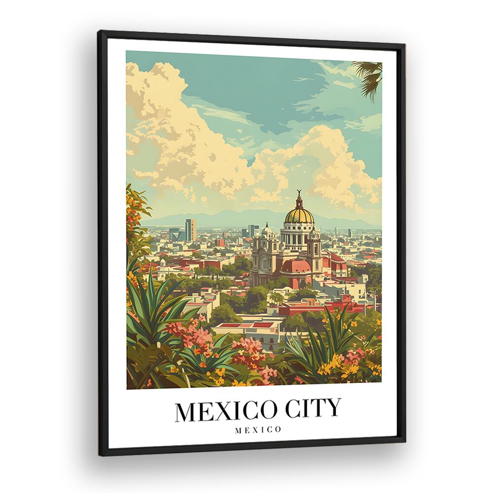 TRAVEL ART painting - MEXICO CITY - MEXICO by Asianmonk