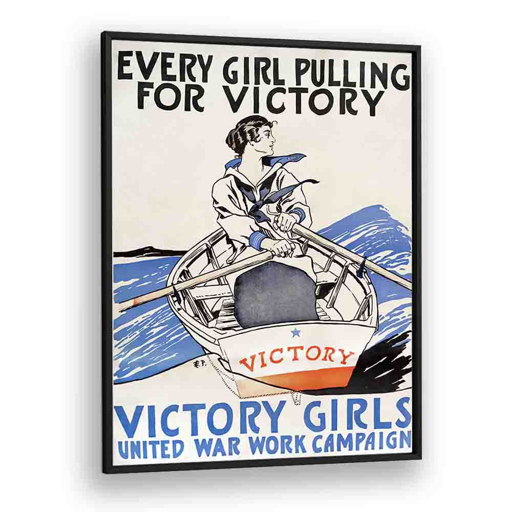 EVERY GIRL PULLING FOR VICTORY, VICTORY GIRLS UNITED WAR WORK CAMPAIGN (1918)