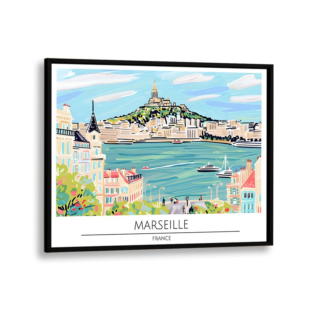 TRAVEL ART painting - MARSEILLE CITY - FRANCE by Asianmonk