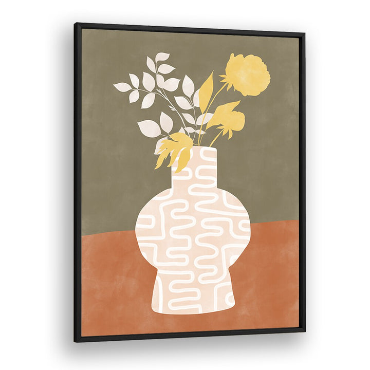 GEOMETRIC DESIGN FLOWER POT BY ELENA RISTOVA, GEOMETRIC ART PRINTS