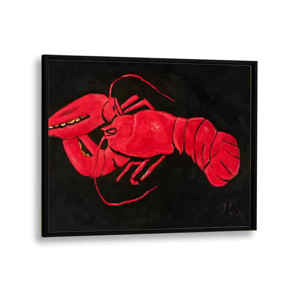  painting - LOBSTER ON BLACK BACKGROUND (1940 - 1941) by Asianmonk