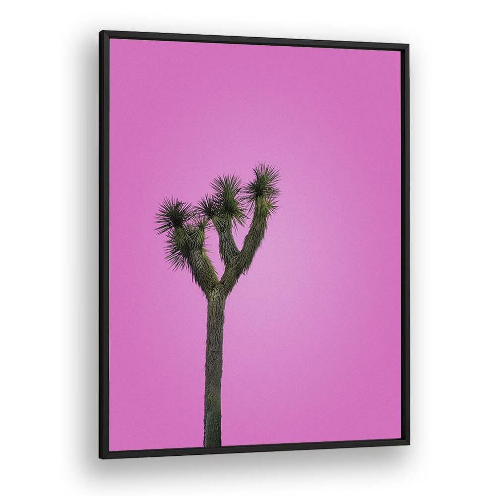 surreal painting - JOSHUA TREE WITH PINK SKY by Asianmonk