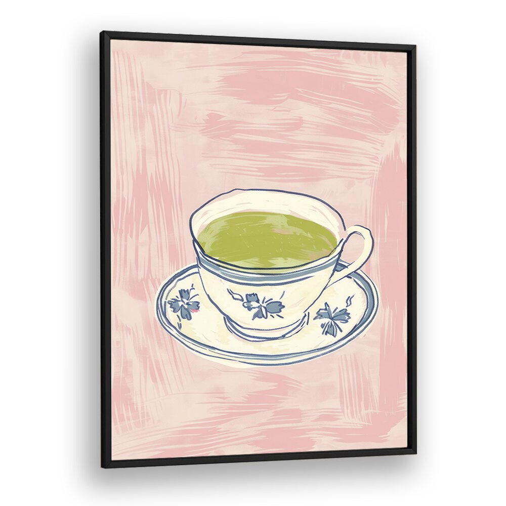 ABSTRACT painting - GREEN TEA by Asianmonk