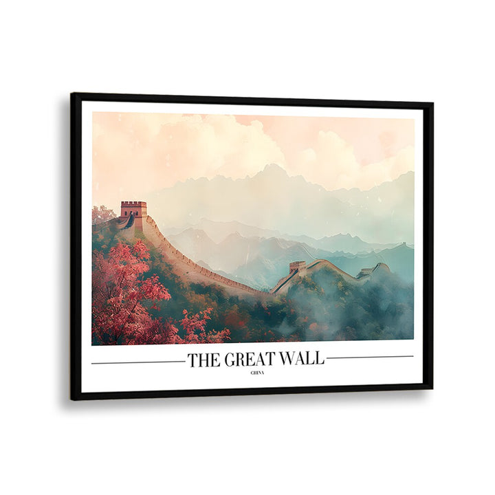 TRAVEL ART painting - THE GREAT WALL OF CHINA by Asianmonk