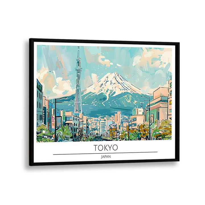 TRAVEL ART painting - TOKYO - JAPAN by Asianmonk