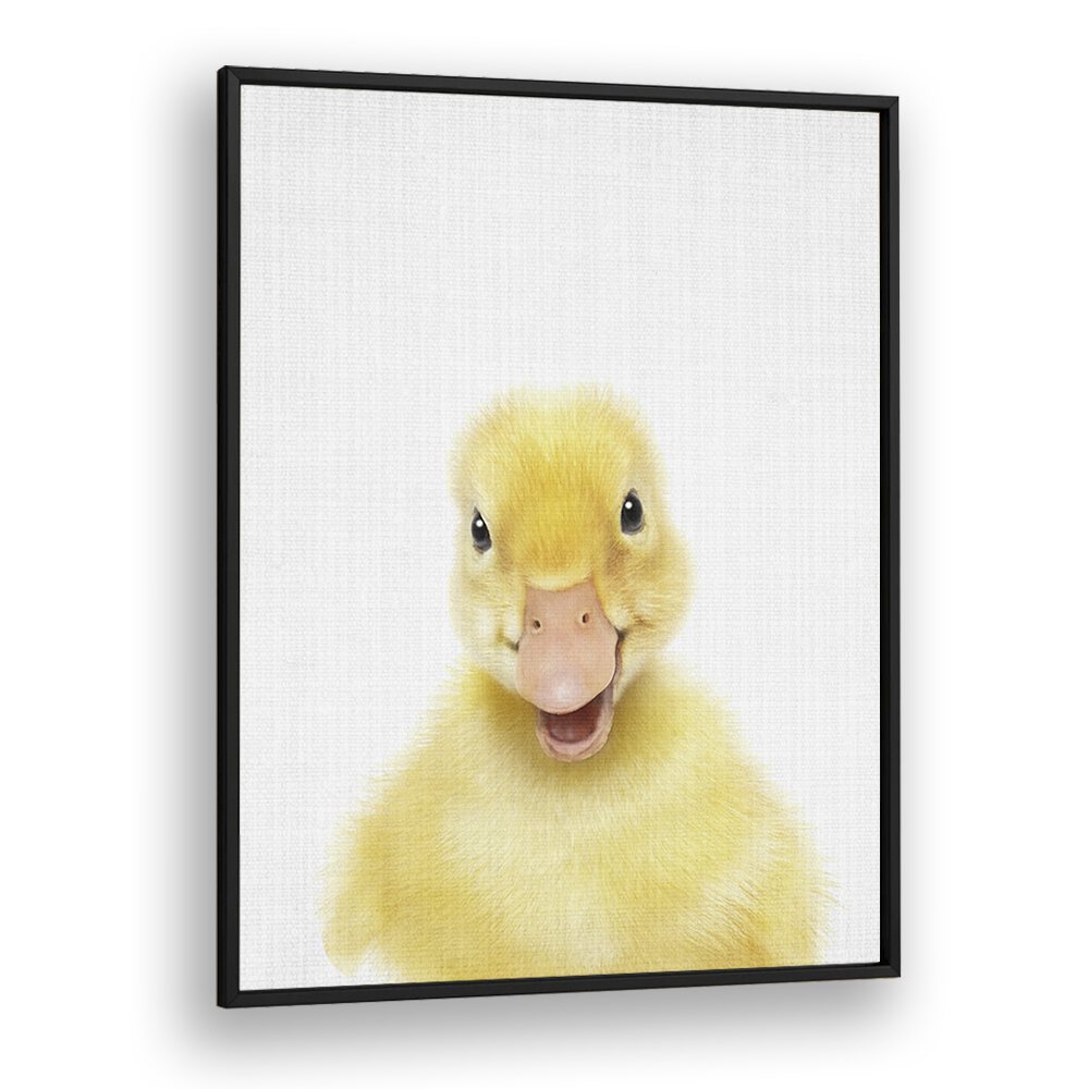 PEEKABOO BABY DUCK BY LOLA PEACOCK  , KIDS ROOM PAINTINGS , KIDS ROOM WALL ART