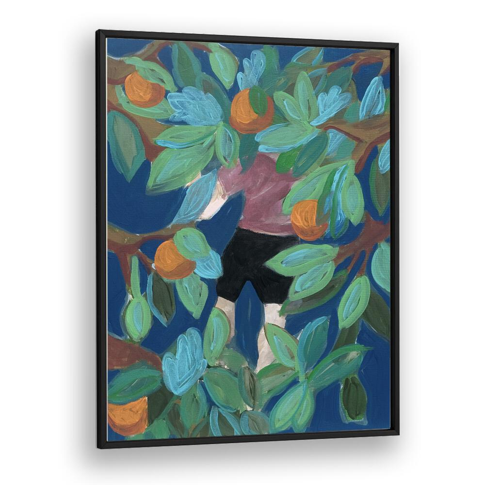 Eleanor Baker painting - ORANGE TREE FRUIT by Asianmonk