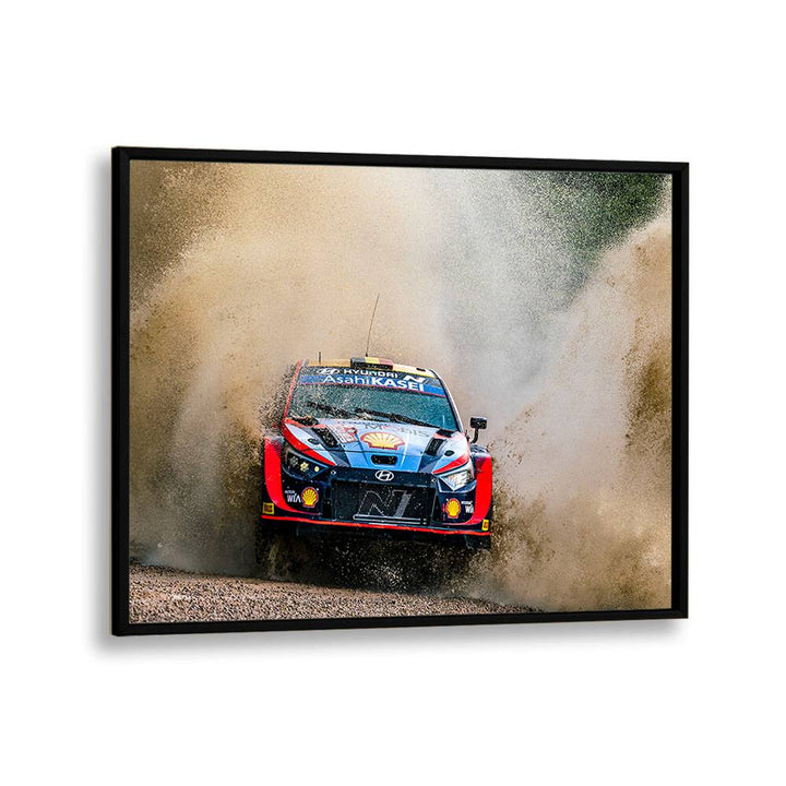 AUTOMOTIVE painting - HYUNDAI WRC RALLY CAR by Asianmonk