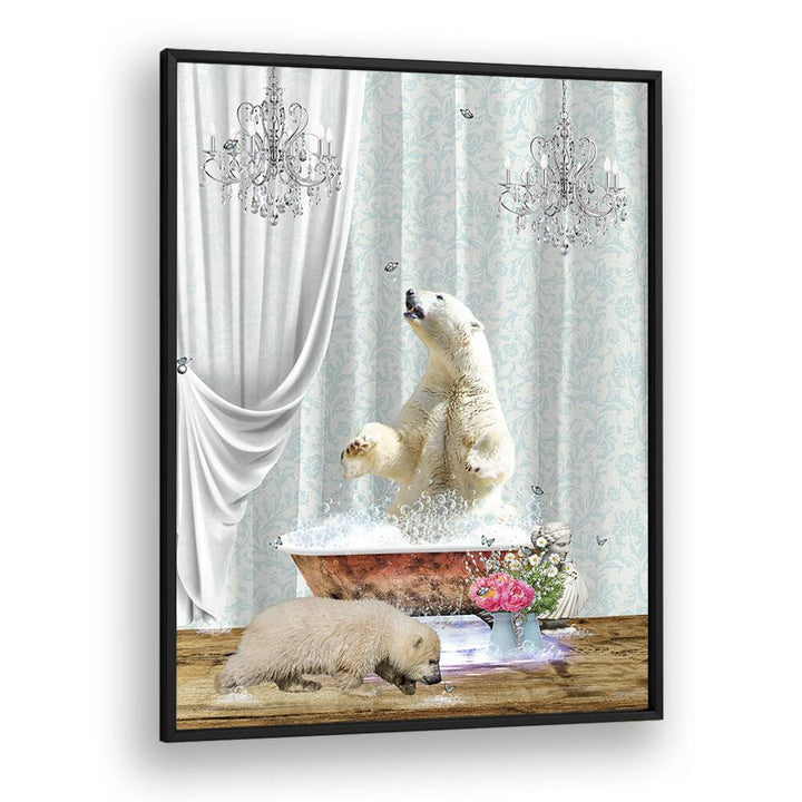 Quotes painting - POLAR BEARS A BUBBLES by Asianmonk