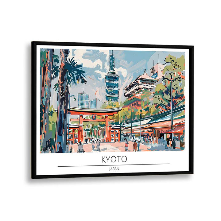 TRAVEL ART painting - KYOTO - JAPAN by Asianmonk