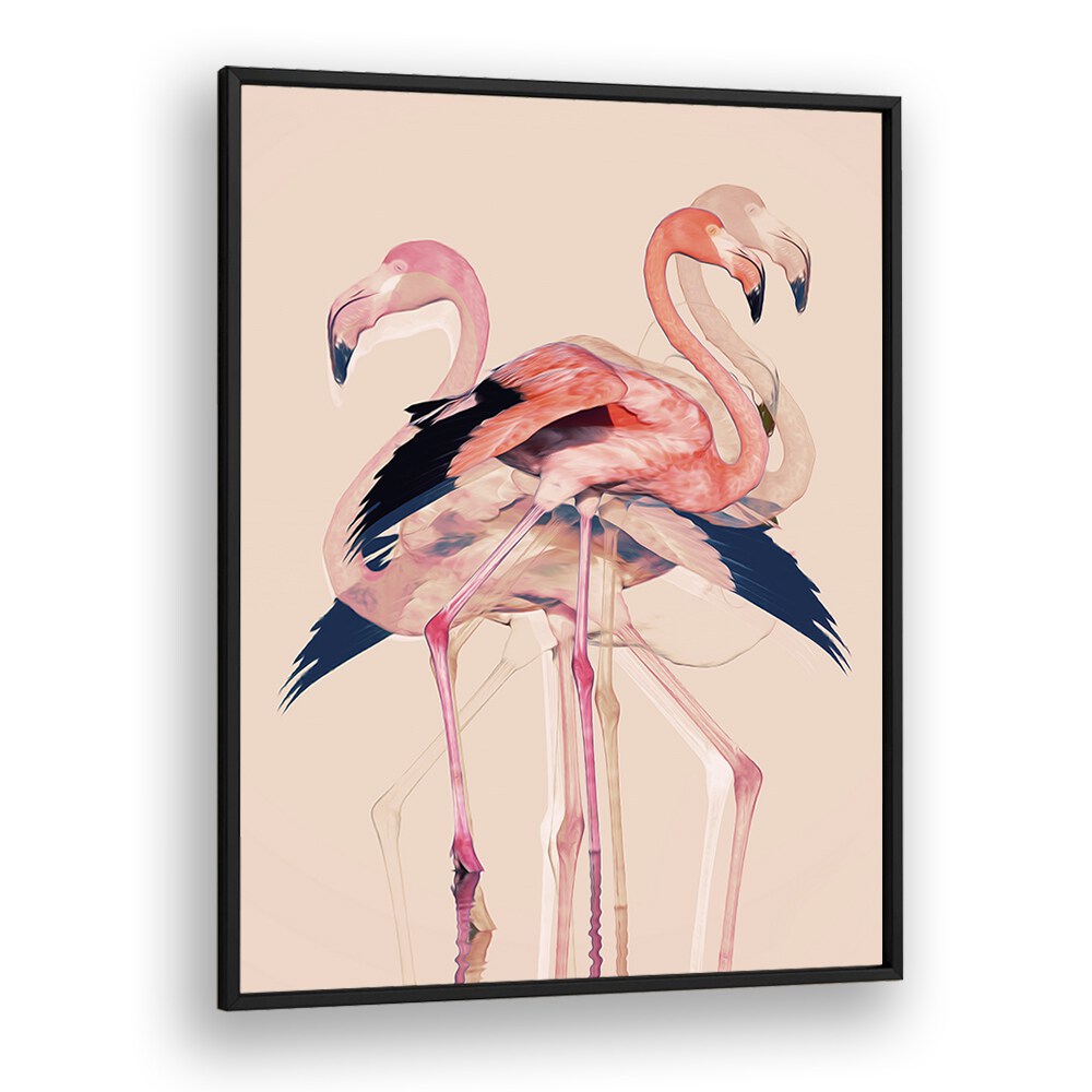 Christian Meermann painting - FLAMINGOS NR. III by Asianmonk