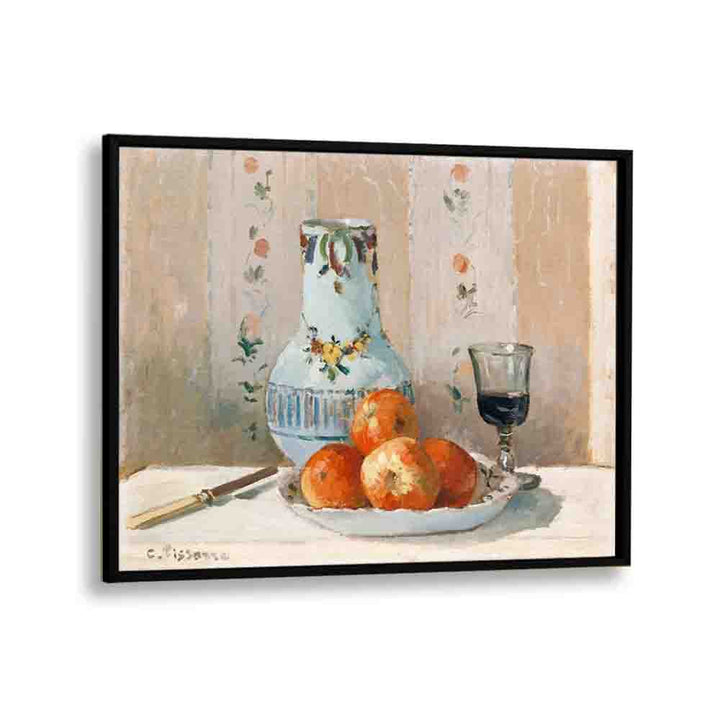  painting - STILL LIFE WITH APPLES AND PITCHER (1872) by Asianmonk