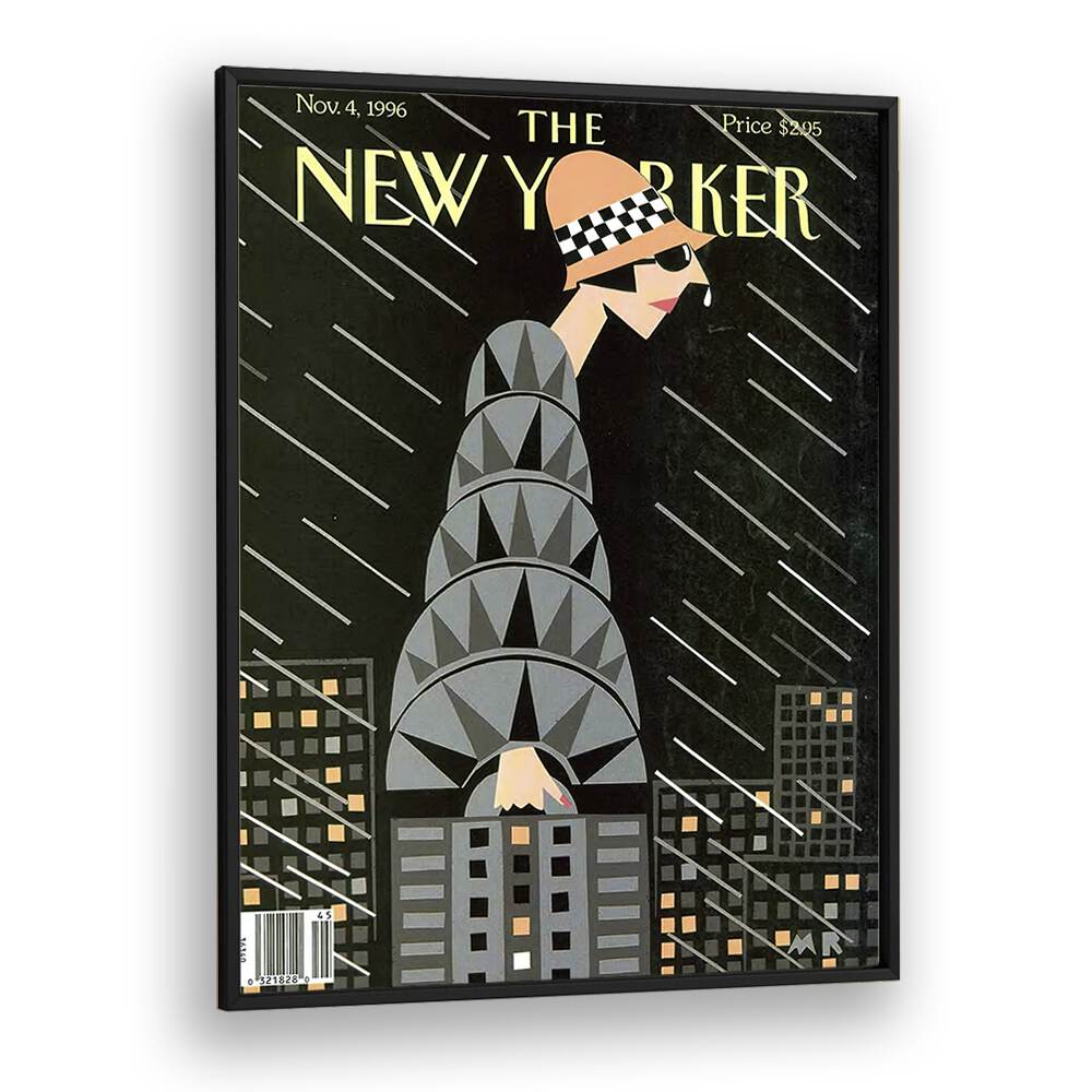 VINTAGE MAGAZINE COVER, THE HEIGHT OF FASHION BY MICHAEL ROBERTS - NEW YORKER NOV 4 1996