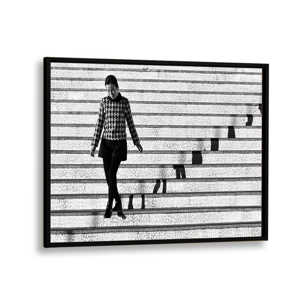 ABSTRACT painting - STAIRS II BY JUAN LUIS DURAN by Asianmonk