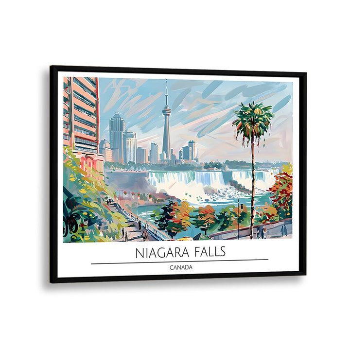 TRAVEL ART painting - NIAGARA FALLS - CANADA by Asianmonk