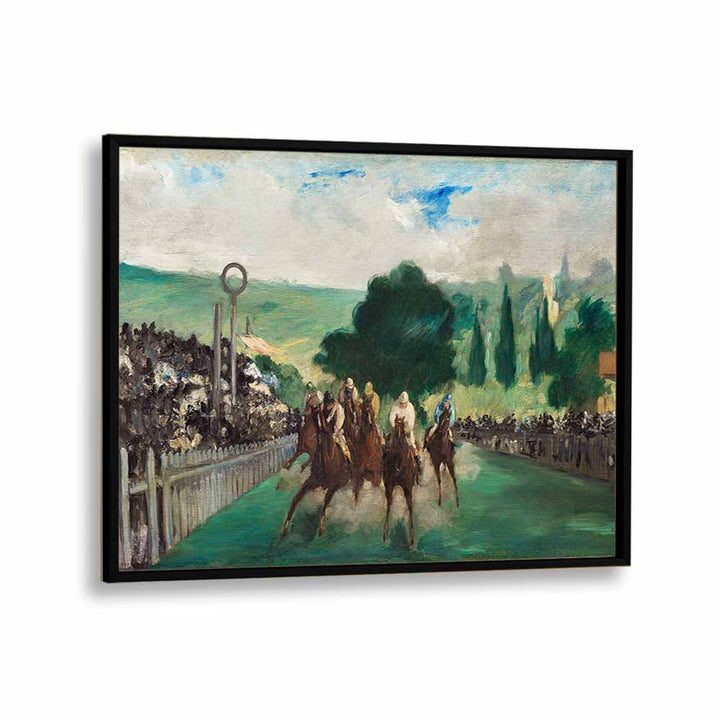 Edouard Manet painting - EDOUARD MANET (THE RACES AT LONGCHAMP) 1866 by Asianmonk