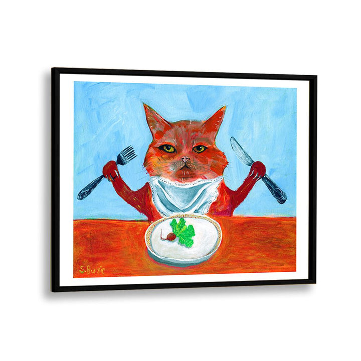 kids painting - VEGAN CAT by Asianmonk